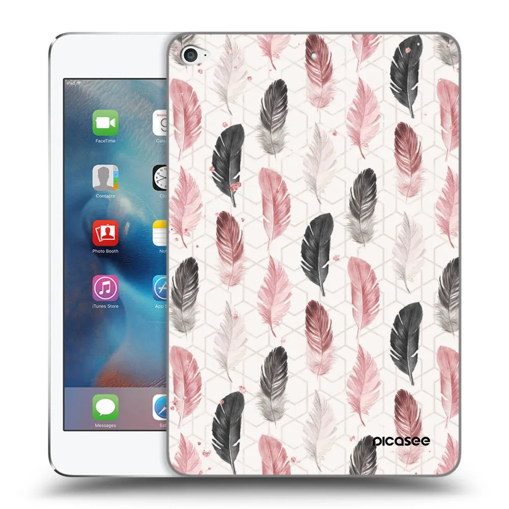 Picasee silikonska prozirna maskica za Apple iPad mini 4 - Feather 2