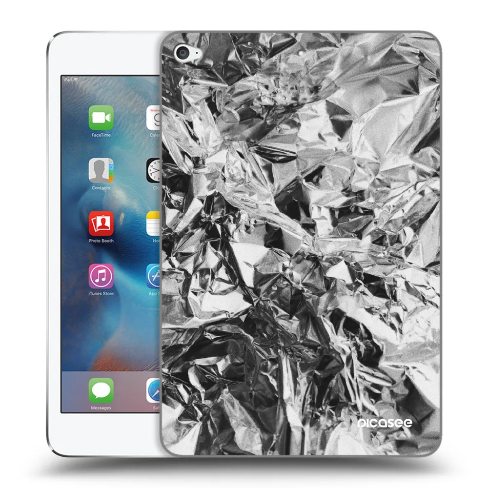 Picasee silikonska prozirna maskica za Apple iPad mini 4 - Chrome