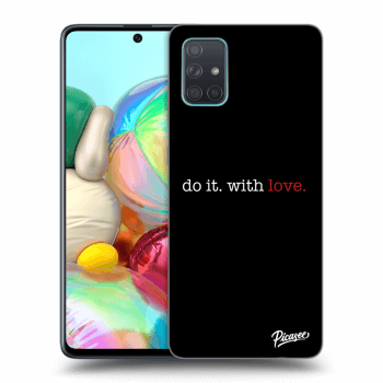 Picasee silikonska prozirna maskica za Samsung Galaxy A71 A715F - Do it. With love.