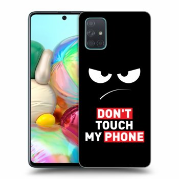 Maskica za Samsung Galaxy A71 A715F - Angry Eyes - Transparent