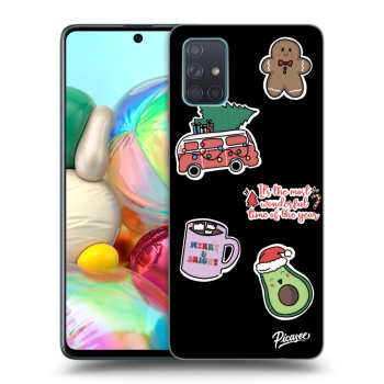 Maskica za Samsung Galaxy A71 A715F - Christmas Stickers