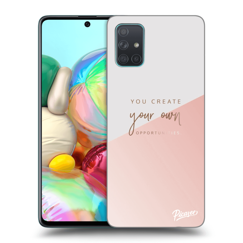 Picasee silikonska prozirna maskica za Samsung Galaxy A71 A715F - You create your own opportunities