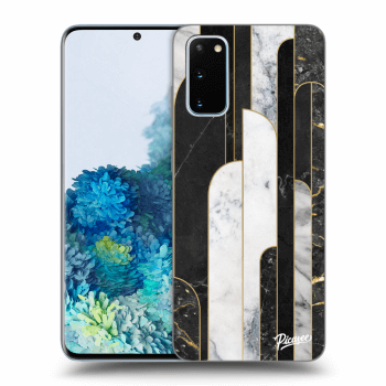 Maskica za Samsung Galaxy S20 G980F - Black & White tile