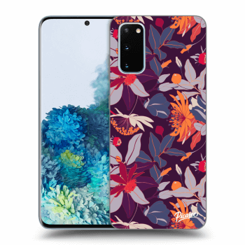 Maskica za Samsung Galaxy S20 G980F - Purple Leaf