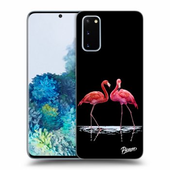 Maskica za Samsung Galaxy S20 G980F - Flamingos couple