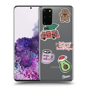 Maskica za Samsung Galaxy S20+ G985F - Christmas Stickers