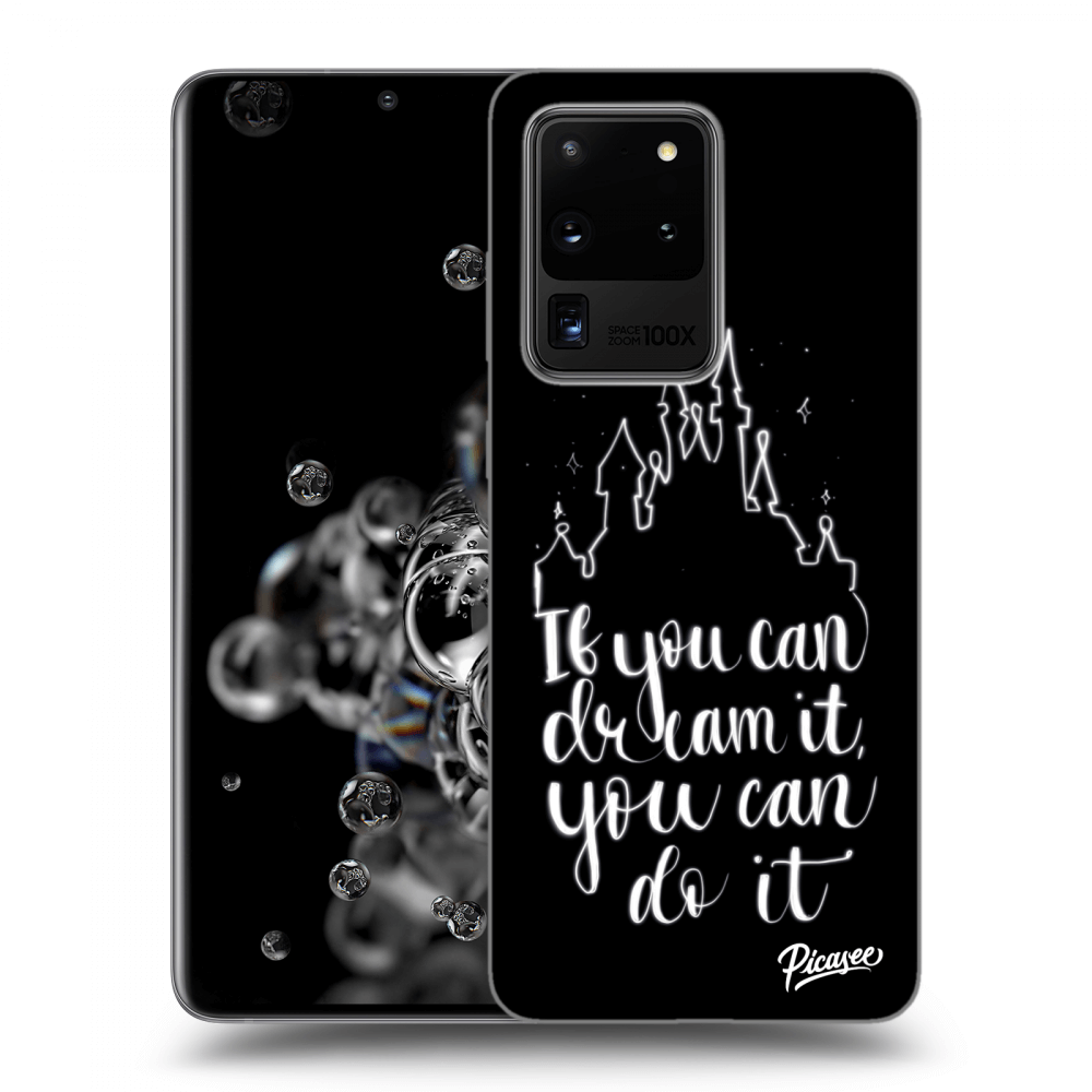 Picasee crna silikonska maskica za Samsung Galaxy S20 Ultra 5G G988F - Dream