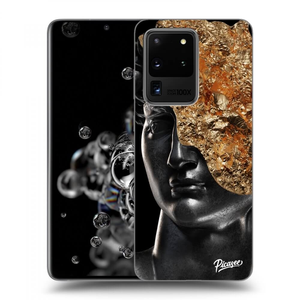Picasee crna silikonska maskica za Samsung Galaxy S20 Ultra 5G G988F - Holigger