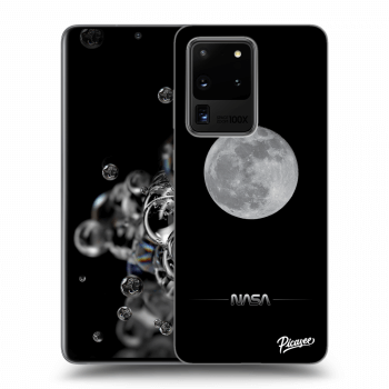 Picasee crna silikonska maskica za Samsung Galaxy S20 Ultra 5G G988F - Moon Minimal