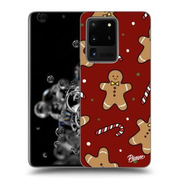 Picasee crna silikonska maskica za Samsung Galaxy S20 Ultra 5G G988F - Gingerbread 2
