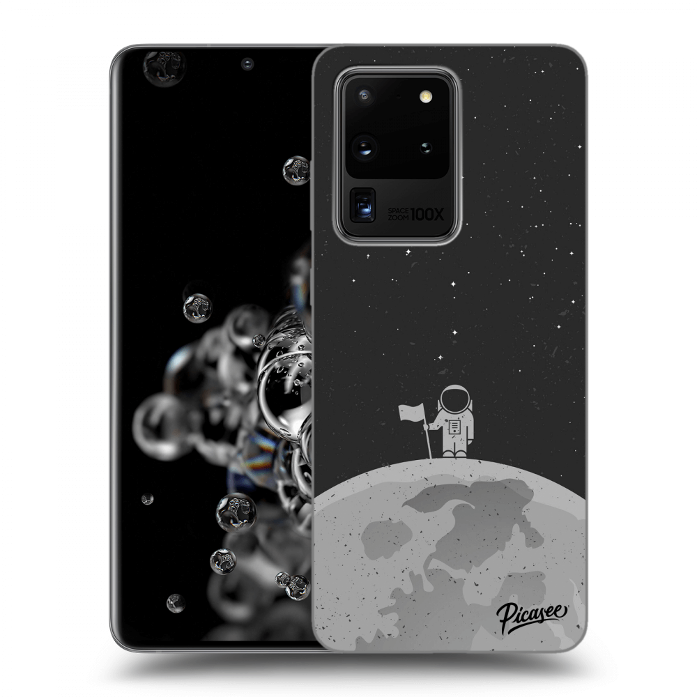 Picasee silikonska prozirna maskica za Samsung Galaxy S20 Ultra 5G G988F - Astronaut