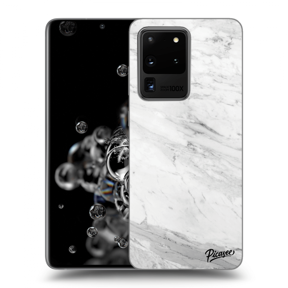 Picasee ULTIMATE CASE za Samsung Galaxy S20 Ultra 5G G988F - White marble
