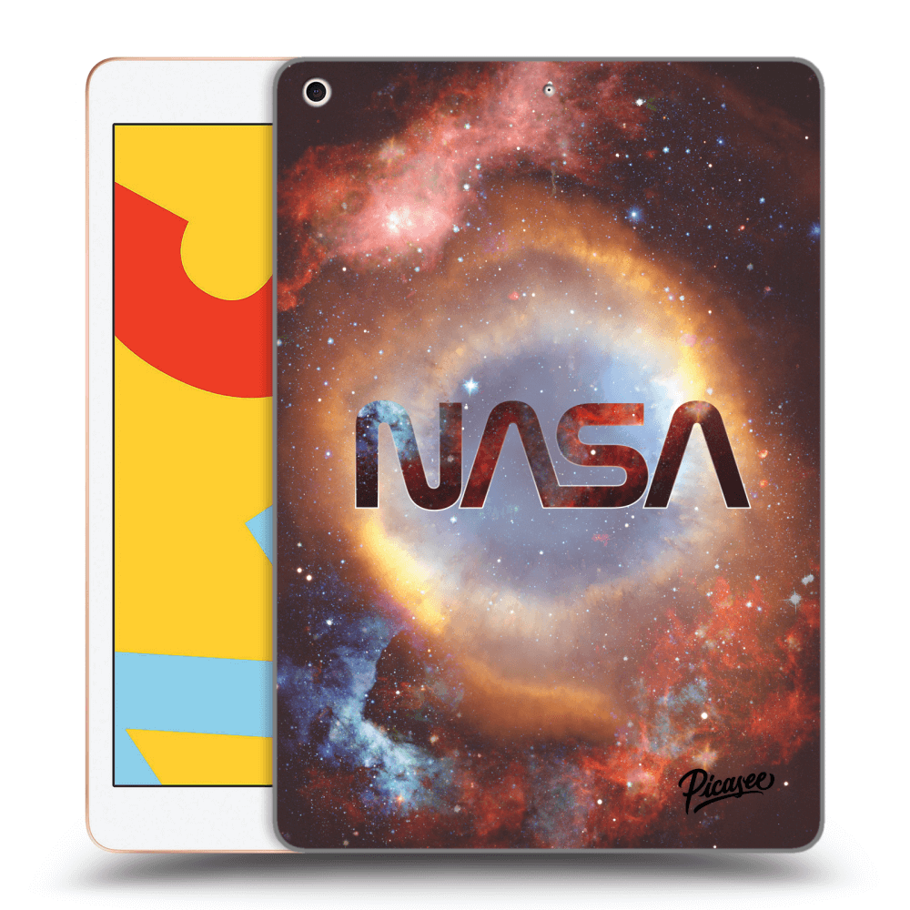Picasee crna silikonska maskica za Apple iPad 10.2" 2019 (7. gen) - Nebula
