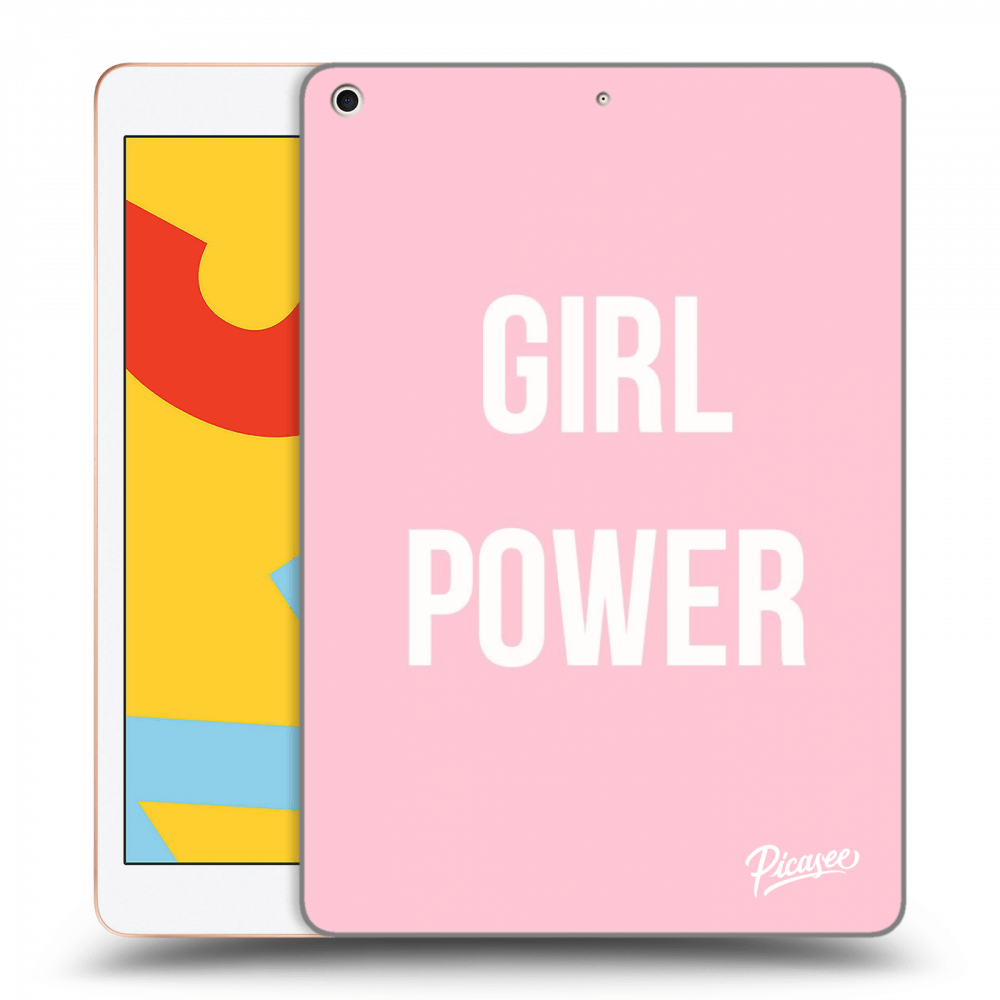 Picasee silikonska prozirna maskica za Apple iPad 10.2" 2019 (7. gen) - Girl power