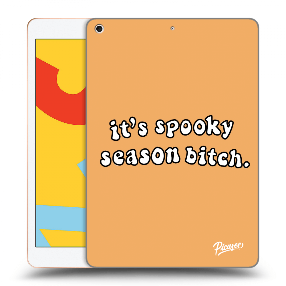 Picasee silikonska prozirna maskica za Apple iPad 10.2" 2019 (7. gen) - Spooky season