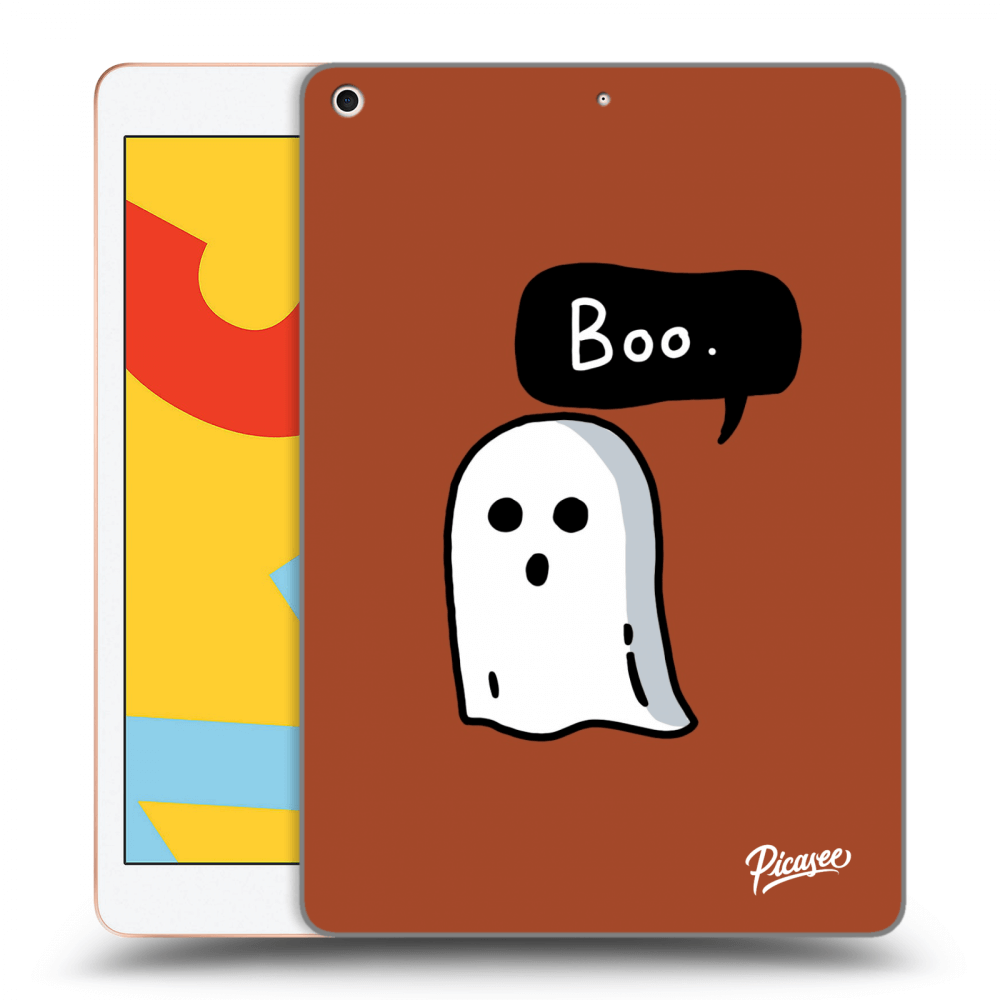 Picasee crna silikonska maskica za Apple iPad 10.2" 2019 (7. gen) - Boo