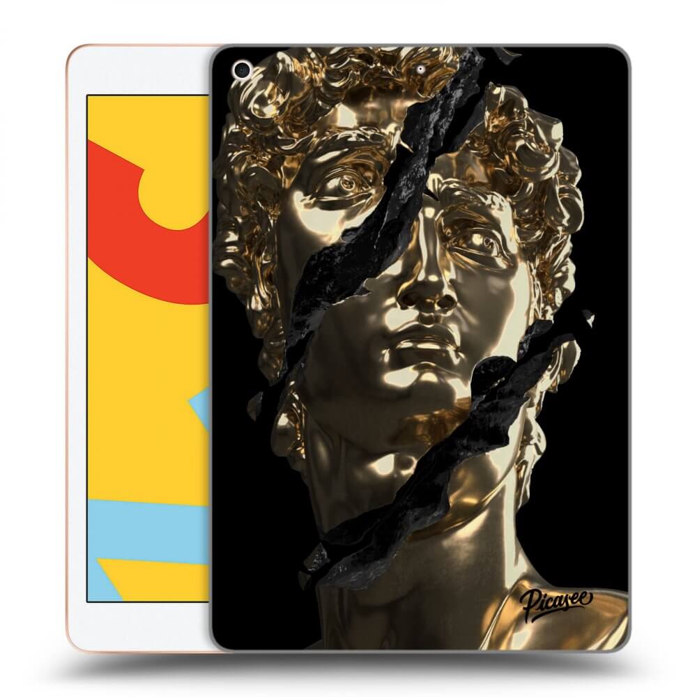 Picasee crna silikonska maskica za Apple iPad 10.2" 2019 (7. gen) - Golder
