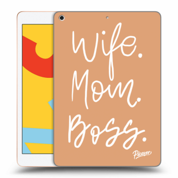 Picasee silikonska prozirna maskica za Apple iPad 10.2" 2019 (7. gen) - Boss Mama