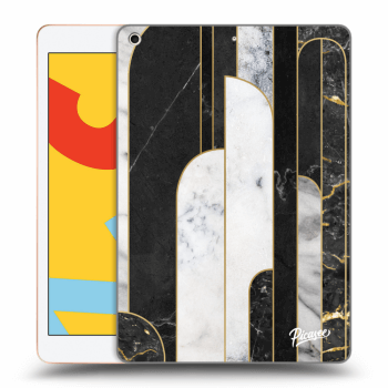 Maskica za Apple iPad 10.2" 2019 (7. gen) - Black & White tile