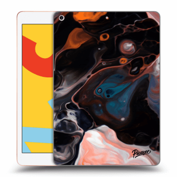 Picasee crna silikonska maskica za Apple iPad 10.2" 2019 (7. gen) - Cream