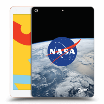 Picasee crna silikonska maskica za Apple iPad 10.2" 2019 (7. gen) - Nasa Earth