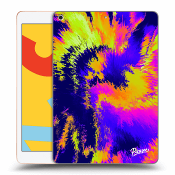 Picasee silikonska prozirna maskica za Apple iPad 10.2" 2019 (7. gen) - Burn