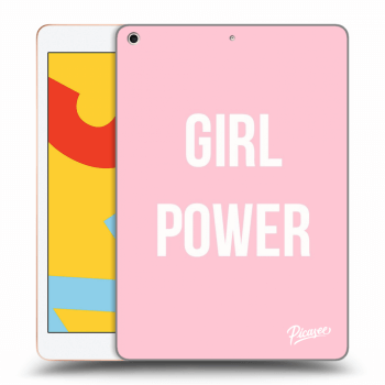 Picasee crna silikonska maskica za Apple iPad 10.2" 2019 (7. gen) - Girl power