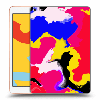 Picasee silikonska prozirna maskica za Apple iPad 10.2" 2019 (7. gen) - Watercolor
