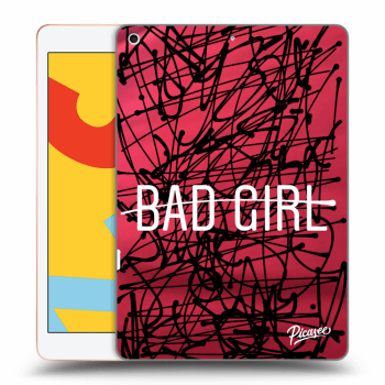 Picasee silikonska prozirna maskica za Apple iPad 10.2" 2019 (7. gen) - Bad girl