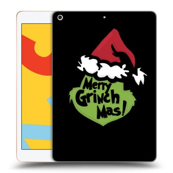 Picasee crna silikonska maskica za Apple iPad 10.2" 2019 (7. gen) - Grinch 2