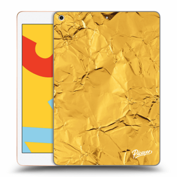 Picasee crna silikonska maskica za Apple iPad 10.2" 2019 (7. gen) - Gold