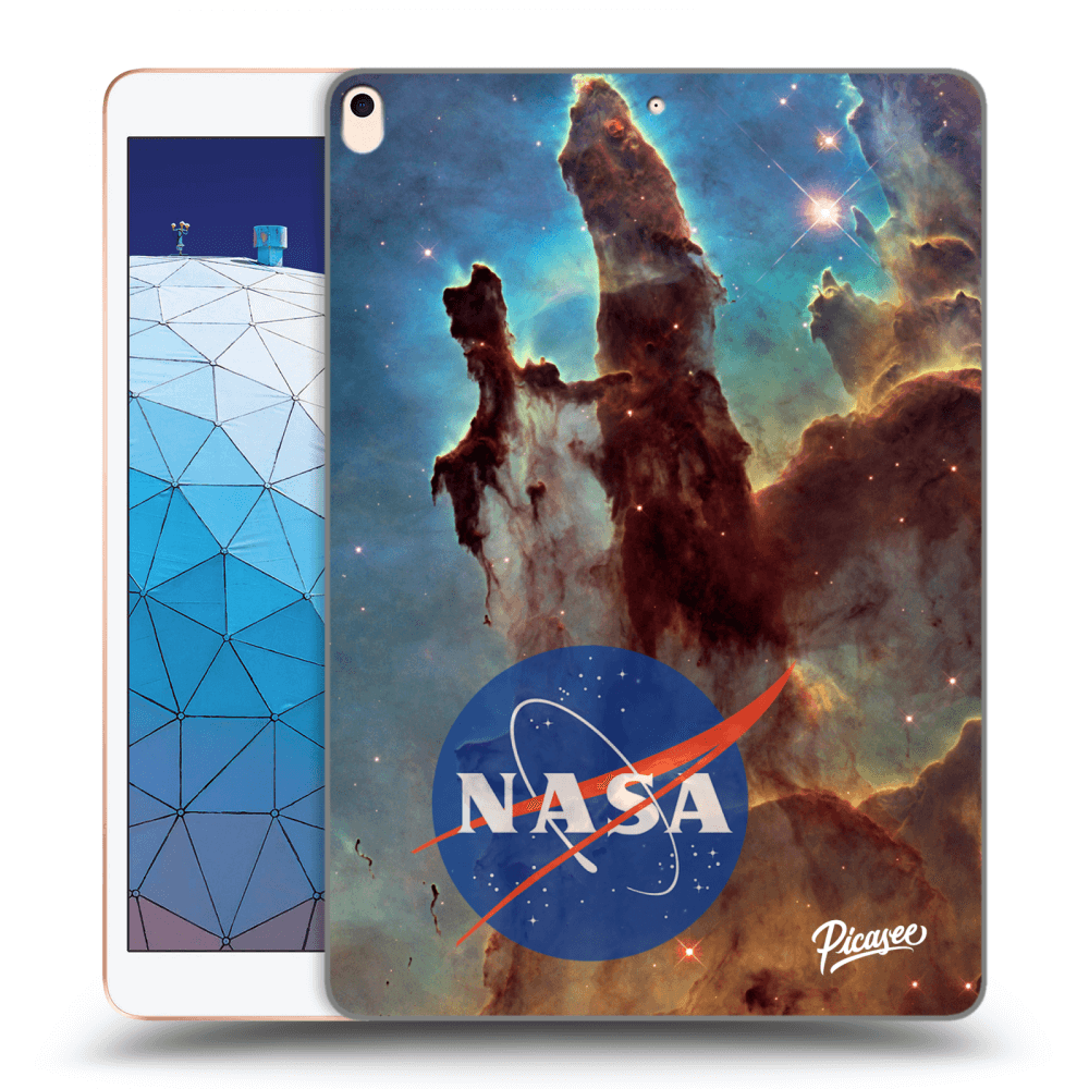 Picasee crna silikonska maskica za Apple iPad Air 10.5" 2019 (3.gen) - Eagle Nebula