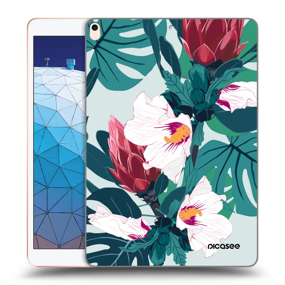Picasee silikonska prozirna maskica za Apple iPad Air 10.5" 2019 (3.gen) - Rhododendron