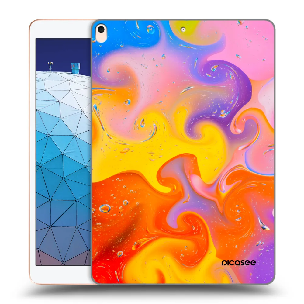 Picasee silikonska prozirna maskica za Apple iPad Air 10.5" 2019 (3.gen) - Bubbles