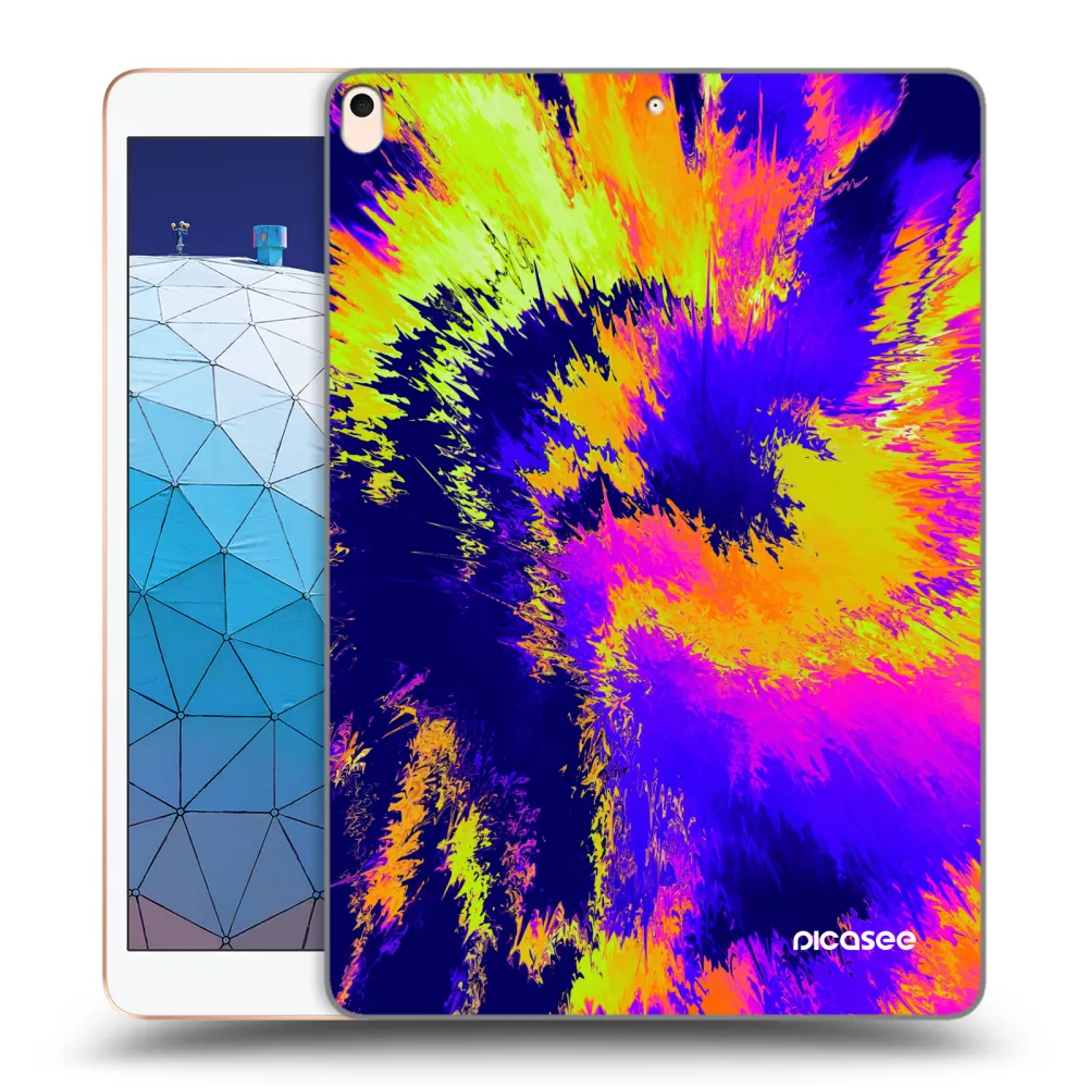 Picasee silikonska prozirna maskica za Apple iPad Air 10.5" 2019 (3.gen) - Burn
