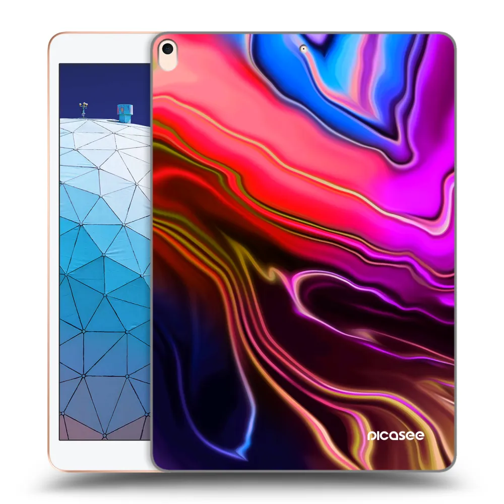 Picasee silikonska prozirna maskica za Apple iPad Air 10.5" 2019 (3.gen) - Electric