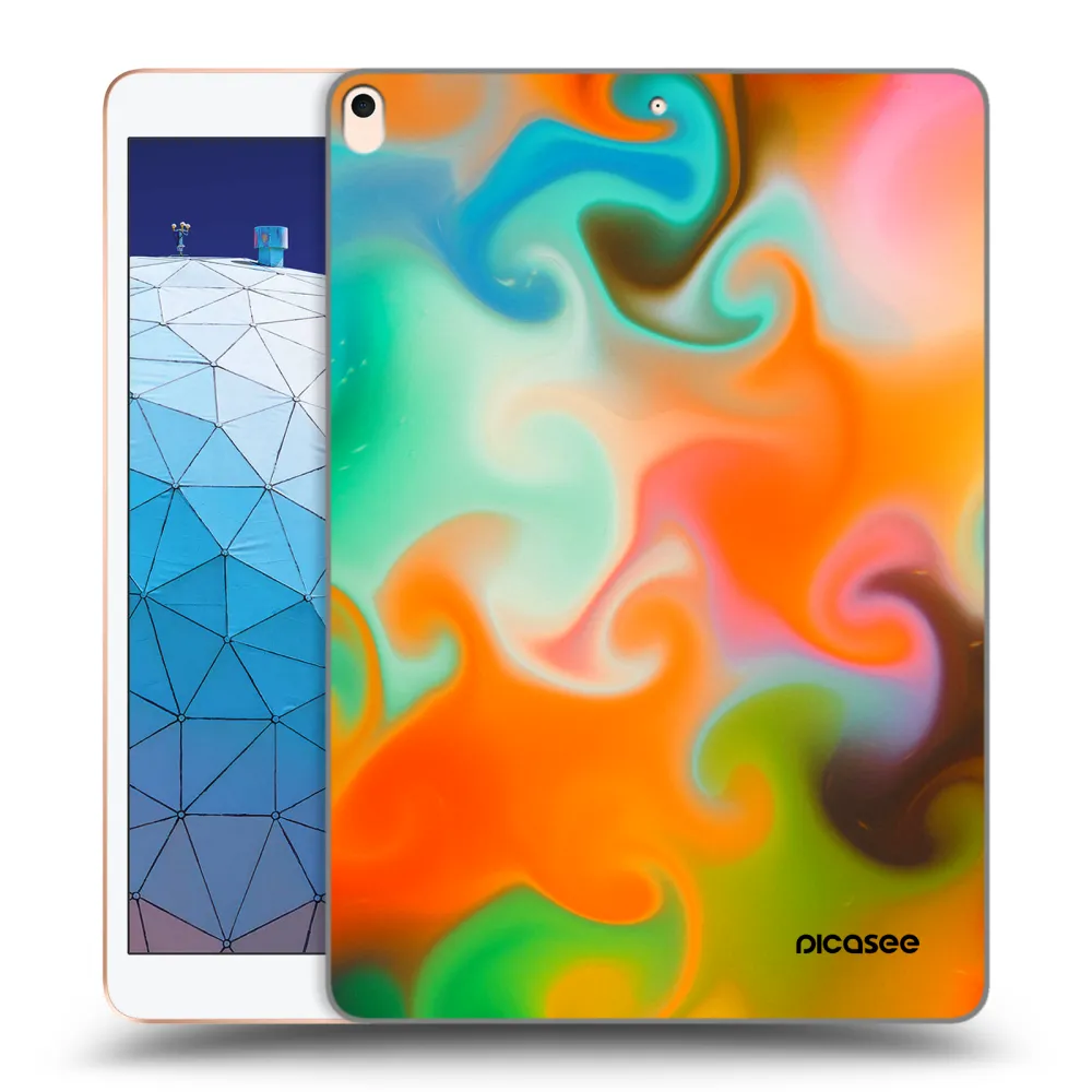 Picasee silikonska prozirna maskica za Apple iPad Air 10.5" 2019 (3.gen) - Juice