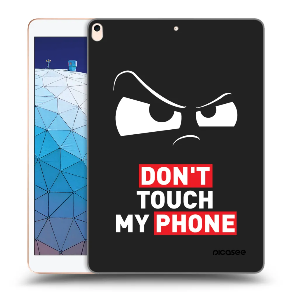 Picasee crna silikonska maskica za Apple iPad Air 10.5" 2019 (3.gen) - Cloudy Eye - Transparent