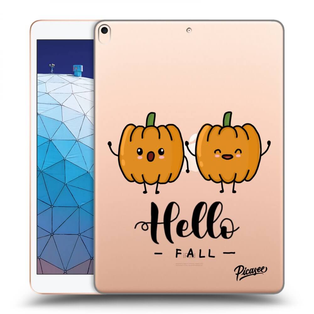 Picasee silikonska prozirna maskica za Apple iPad Air 10.5" 2019 (3.gen) - Hallo Fall