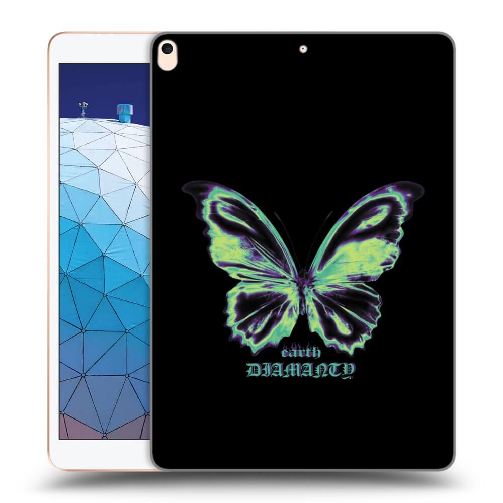 Picasee silikonska prozirna maskica za Apple iPad Air 10.5" 2019 (3.gen) - Diamanty Blue