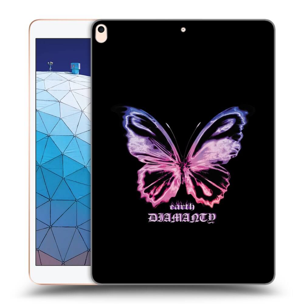 Picasee crna silikonska maskica za Apple iPad Air 10.5" 2019 (3.gen) - Diamanty Purple