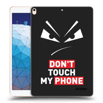 Picasee crna silikonska maskica za Apple iPad Air 10.5" 2019 (3.gen) - Evil Eye - Transparent