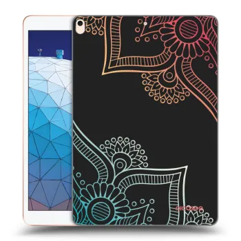 Picasee crna silikonska maskica za Apple iPad Air 10.5" 2019 (3.gen) - Flowers pattern