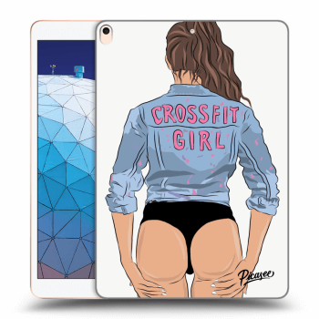 Picasee crna silikonska maskica za Apple iPad Air 10.5" 2019 (3.gen) - Crossfit girl - nickynellow
