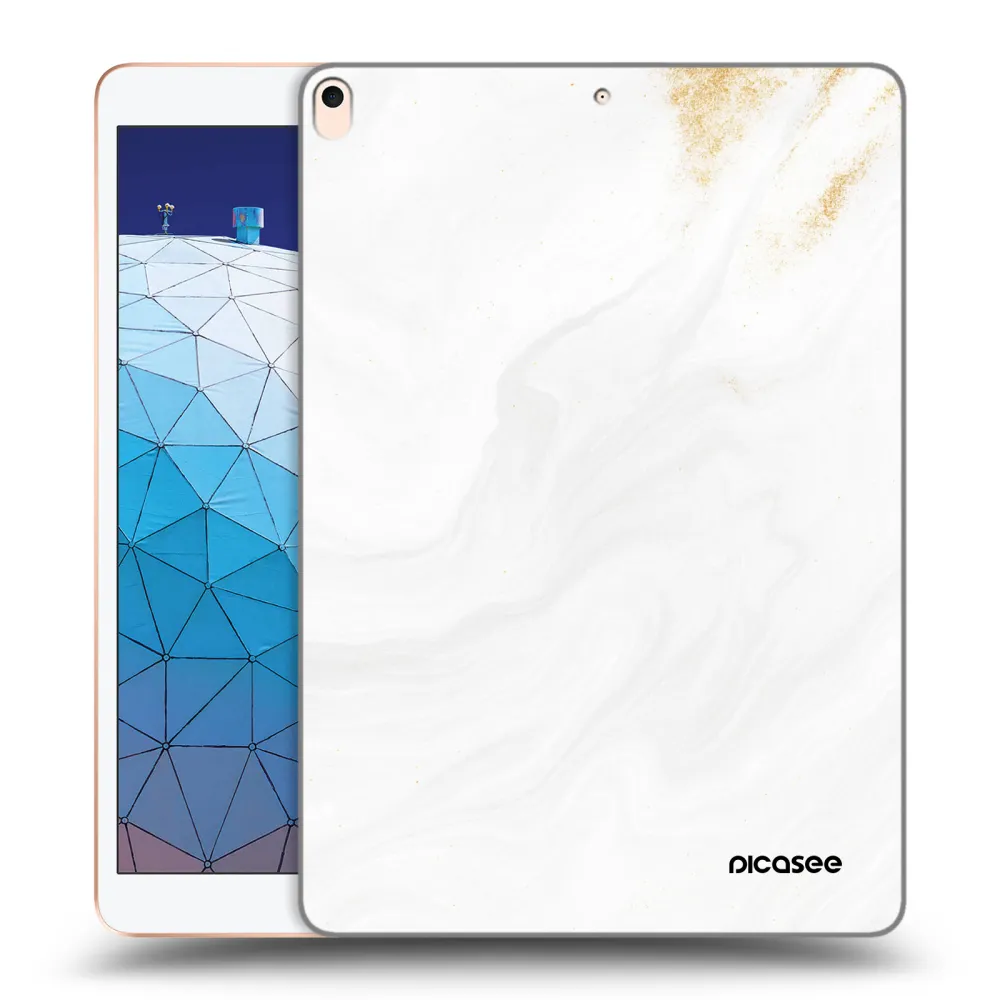 Picasee silikonska prozirna maskica za Apple iPad Air 10.5" 2019 (3.gen) - White