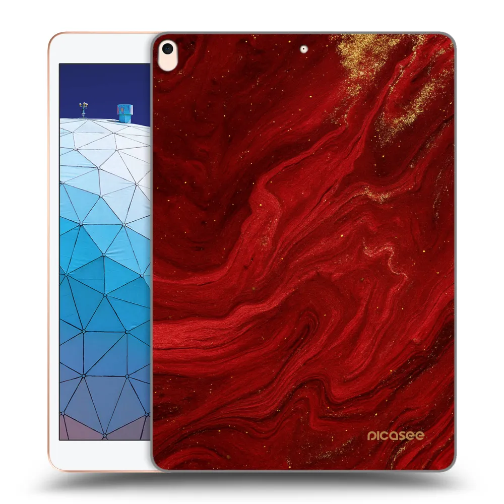 Picasee silikonska prozirna maskica za Apple iPad Air 10.5" 2019 (3.gen) - Red