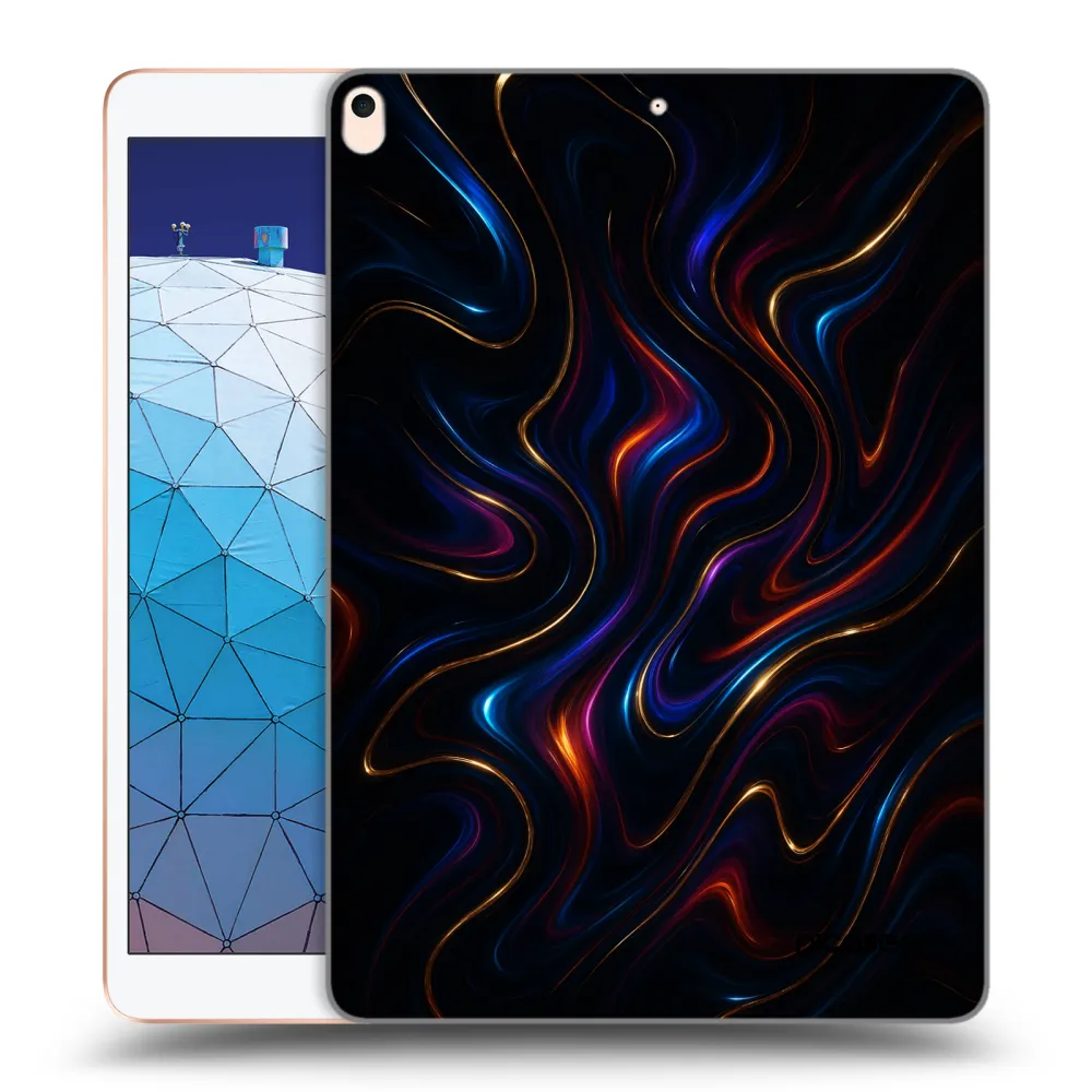 Picasee silikonska prozirna maskica za Apple iPad Air 10.5" 2019 (3.gen) - Noir