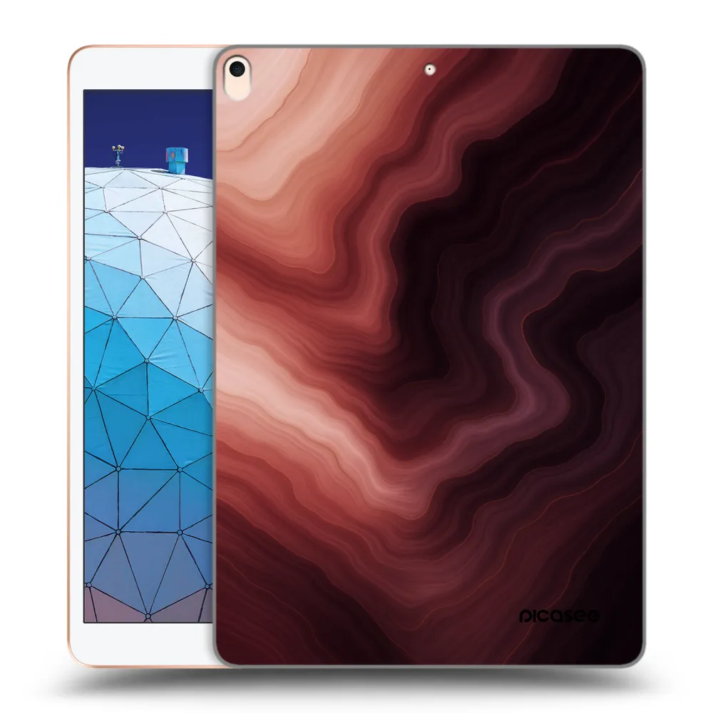 Picasee silikonska prozirna maskica za Apple iPad Air 10.5" 2019 (3.gen) - Rouge