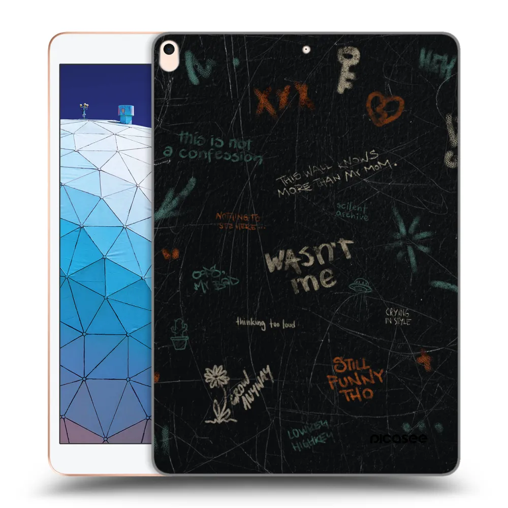 Picasee silikonska prozirna maskica za Apple iPad Air 10.5" 2019 (3.gen) - CONFESSION