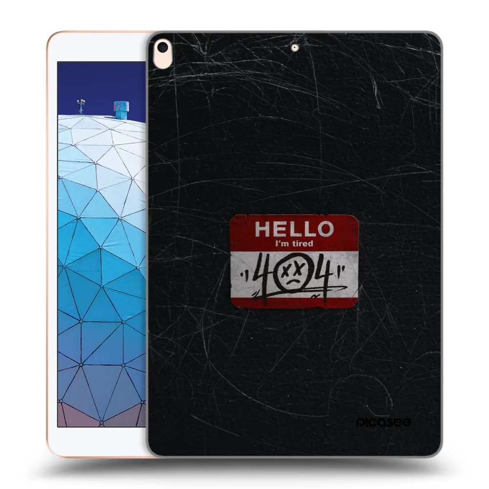Picasee silikonska prozirna maskica za Apple iPad Air 10.5" 2019 (3.gen) - HELLO 404